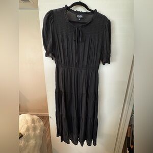 Elegant Black Women's Dress